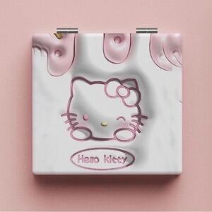 Hello Kitty NWT Double Sided Compact Mirror - Soft Touch